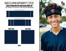 Load image into Gallery viewer, Höfuðband/höfuðhlíf, höfuðbönd, Heaguard, headband, þjálfarar, heilahristingur, höfuðhögg